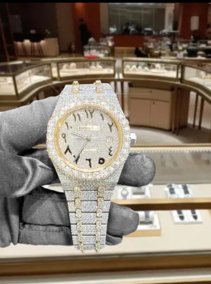 Iced Out Audemars Piguet Slight Gold