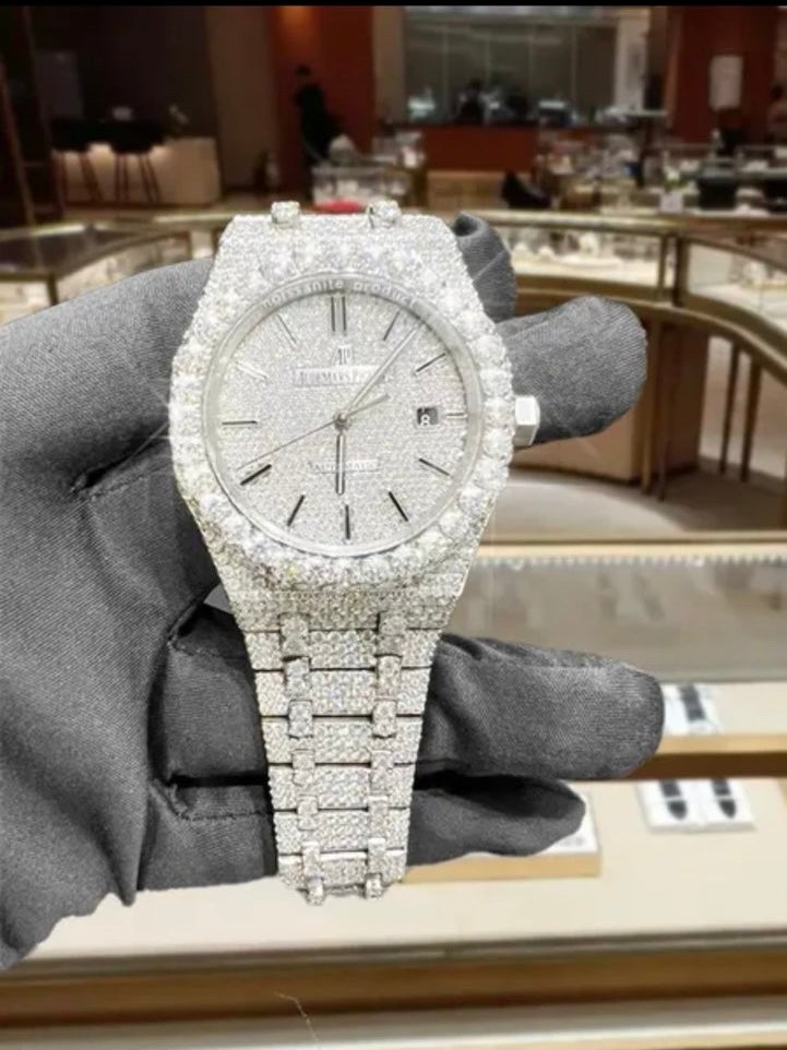 Bussdown Silver Diamond Audemars Piguet