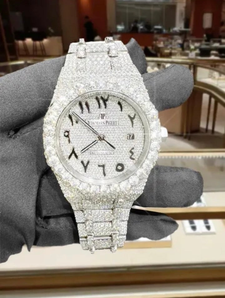 White Gold Iced Out Audemars Piguet