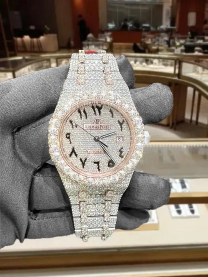 White Gold Audemars Piguet , Drip Dial (Slight Gold and Rose)